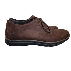 Timberland Ortholite Men's Dark Brown Suede Leather Dress Shoes Size 12